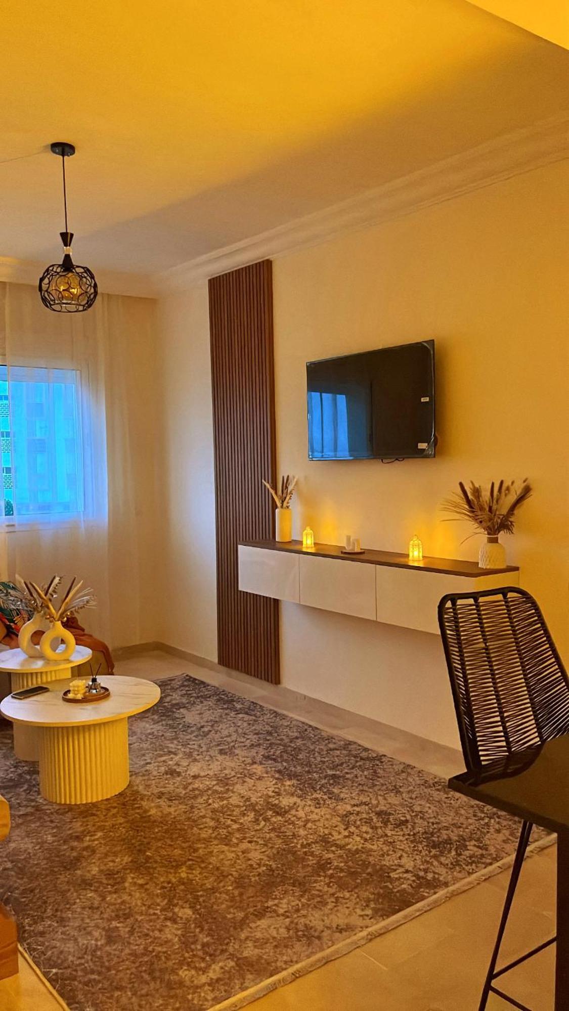 Elegant Appartement Avec Un Acces Piscine Jardin Parking Sous-Sol Et Wifi Haut Debit Fibre Optique Tanger Exteriér fotografie