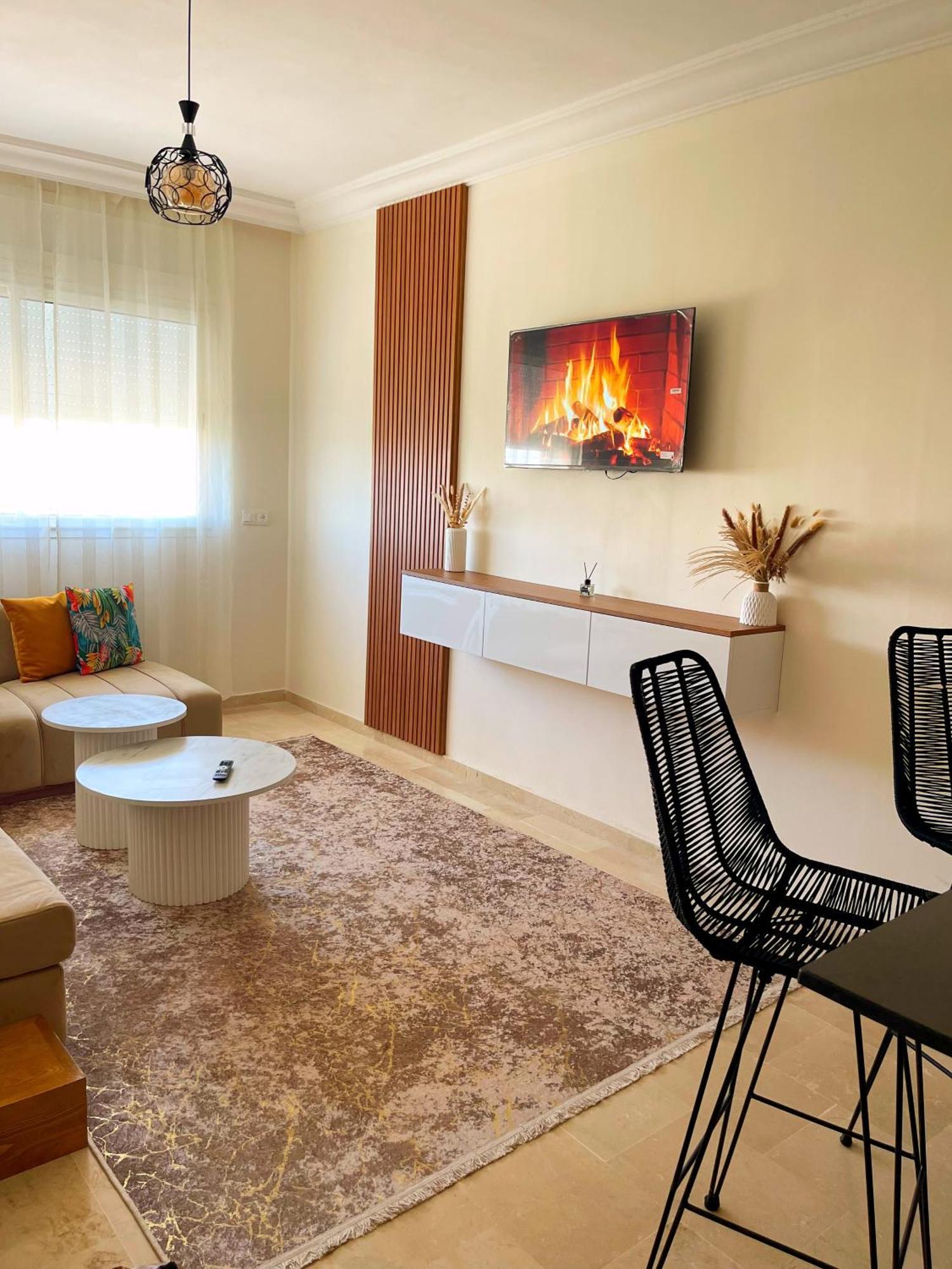 Elegant Appartement Avec Un Acces Piscine Jardin Parking Sous-Sol Et Wifi Haut Debit Fibre Optique Tanger Exteriér fotografie